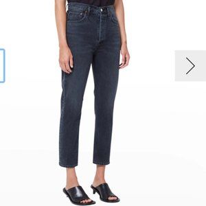 AGOLDE Riley High Rise Straight Crop